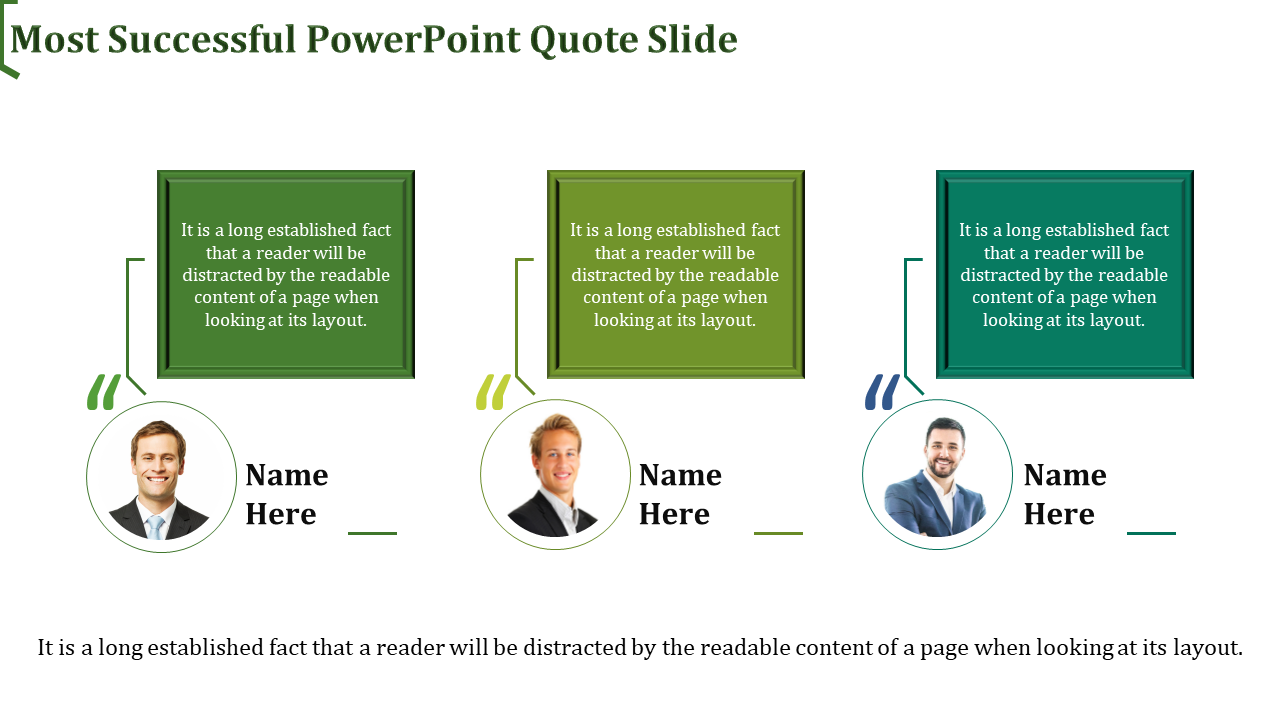 powerpoint quote slide-Most Successful Powerpoint Quote Slide